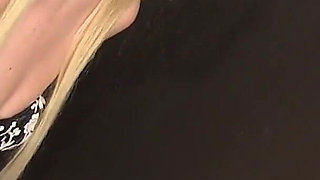 Hot blonde Sami gets her mouth busy by sucking huge dick