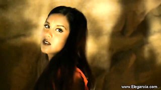 Energetic girl at exotic smut