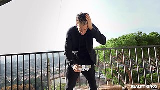 Misha Maver's Wild Shower Passion with Russian Heat