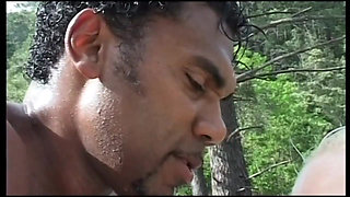 Beautiful blonde babe double penetrated ass fucking