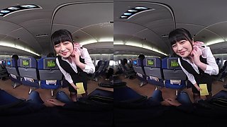 Fucking Your Stepsister Flight Attendant at 10,000 Meters; Big Tits Stewardess Hardcore JAV VR