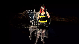 A Batgirl's Missionary, Legs Spread Creampie Fuck for Granny Carmen!