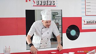 Fast Food Fucking With Danny D, Tori Cummings, Emily Woods - Brazzers