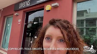 French Amateur Brunette Rough Anal with Big Black Cock in Sauna - Deep Throat and Doggy Style