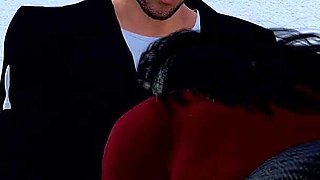 Desi Housewife Fucking Boss to Get a Job! Interview Gone Wrong!