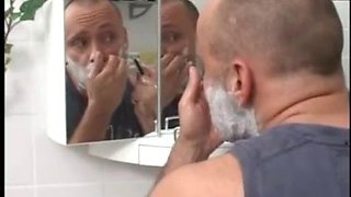 Morning fuck in the bathroom