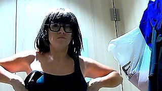 Trying on Clothes and Masturbating in a Public Fitting Room. Ep 12702