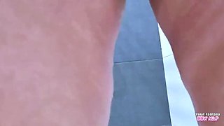 BBW Wife Cheats on Husband with Poolside Pissing and Hairy Pussy Action
