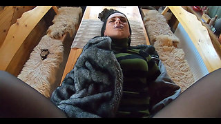 Elegant Fur-coated Slut Fucked on a Wooden Table and Covered in Cum Twice 240- Preview