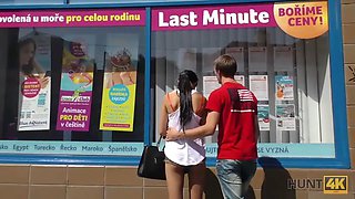 Hunt4k. struck cuckold observes gf's porn for currency with another man