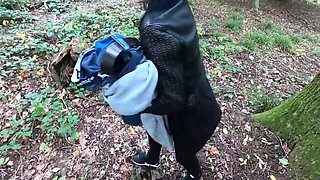 Abandoned Naked In The Forest!!