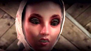 Futa on Futa where she-creature COUGAR accidentally witnessed a dickgirl fapping off, and for this she was decently ravaged in Assfucking