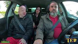 Bruno Different Fucks Busty Latina Pornstar Elisa Sanches in Hot Car Ride