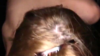 Gorgeous cougar Madison sucks 14 cocks in gloryhole