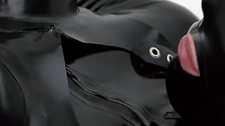Big Boob Rubber Patient Masturbating in the Clinic