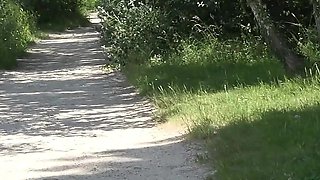 German Scout - Curvy Big Natural Bouncing Boobs Girl Anissa Jolie Talk to Beach Casting Fuck
