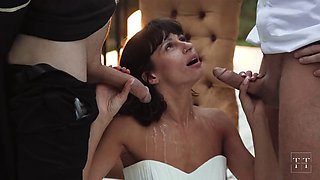 Damn wedding! Part 5. Fuck me together at the altar