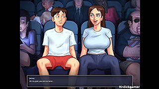 Summertime Saga I Fingured My Stepsister in the Movie and She Just Had a Great Orgasm