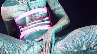 Your Trippy Hippie Plays with Pippie and Anal Dildo