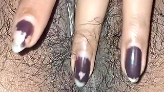 Very Hot Hairy Pussy Close-up