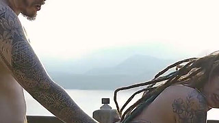 Sex on Ilhabela Beach with the Naughty Dread Hot
