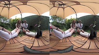 Summer Break For Two Schoolgirls - perVRt