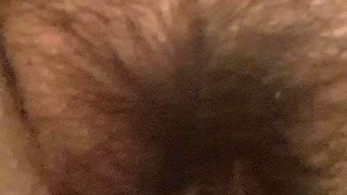 The Hairy Pussy of a Mature MILF
