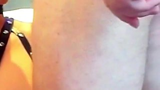 Big Tit MILF Sucking Bosses Cock and Taking a Facial