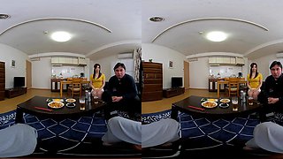 Japanese Housewife in VR POV for Sensual Intimacy