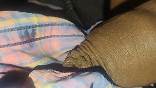 Closer look of my cum and dick