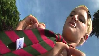 Blonde teen claire enjoyed hardcore fucking games