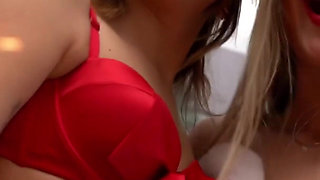 Mery Xxxmas! Piss Drinking, Hardcore Anal Vs Monster Cock and Fisting by Bella Grey & Amanda Clarke