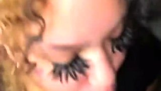Big cock EXGF interracial busty geek coed blowjob