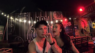 Curvy Thai girlfriend moans loud for sex