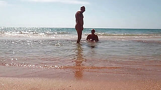 Swimming naked