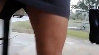 Big-Titted Public Dildo Selfie