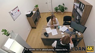 Loan4k. she got her loan after a decent bj and fucking on the office table