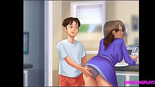 Wild doll wants to be destroyed by a huge cock in summertime saga