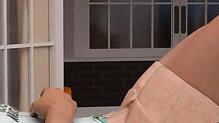 Cursed Affection: Pregnant Sexy Blondie Got Fucked and Creampied by Her Boyfriend's Big Cock - Episode 3
