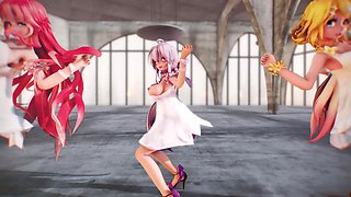 Mmd R-18 Anime Girls Sexy Dancing Clip 254