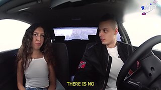 Heat up the YouTube demonstrate with a audition couch interview of a bare damsel and pornstar, in a super-steamy car with immense ass, for the