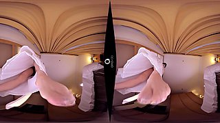 Shan - Hanfu Trampling - Foot Fetish Upskirt Hidden Camera