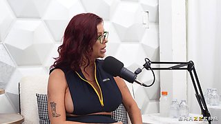 The Brazzers Podcast Episode 2 with Interracial Threesome starring Alexis Fawx, Damion Dayski, Cheerleader Kait