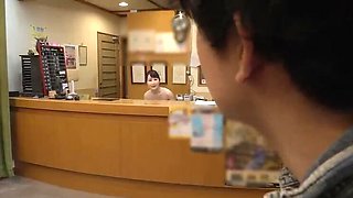 Hot Asian MILF Threesome in Spring Resort - Big Natural Tits & Deep Blowjob