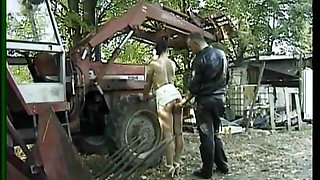 Germany Private Punishment at the Farmyard.