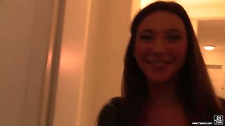Interracial anal creampie