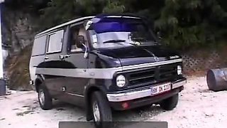 Horny Blonde, Blonde Women And Beautiful Girls - Woman Gets Fucked Really Horny Outdoors In The Car - Horny Shaved Pussy
