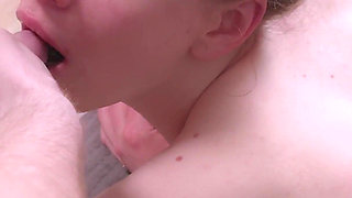 Ritzy Rain Oral Domination with Mouth Spider O-ring Gag, Full Mouth of Cum in Gag and Nasty Cum Play