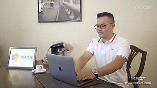 Model - ZYX aka. The best Asian Tits Wife Fucks Her Husband s Friend to Keep Her Job!