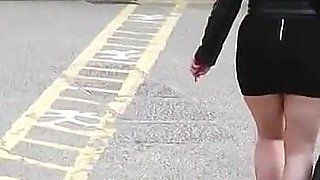 Miss Jackson English Hotwife in Public High Heels/pantyhose